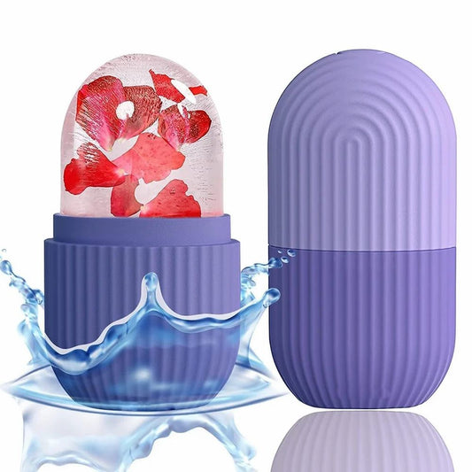 Face Silicone Facial Cube Ice Roller
