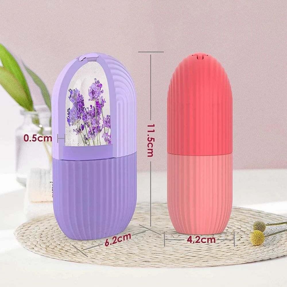 Face Silicone Facial Cube Ice Roller